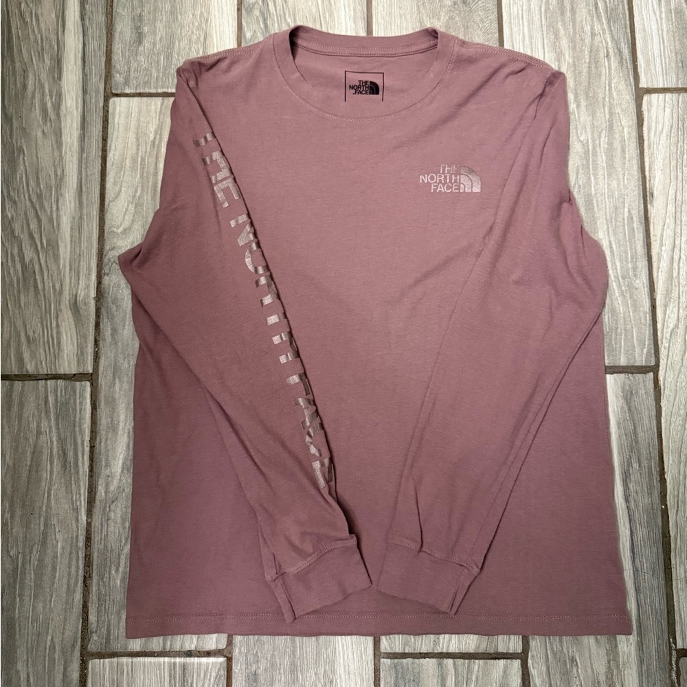The North Face Women’s Purple Long Sleeve Tee  Size Large